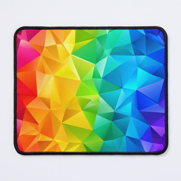 Item preview, Vibrant Rainbow Geometric Polygon Pattern designed and sold by Owcomm.
