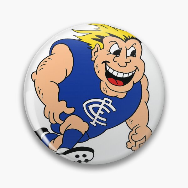 Item preview, Carlton Blues Football Club Mascot Retro Original Drawing designed and sold by Luke Foran Sports Art.