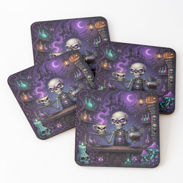 Item preview, Skeleton Barista designed and sold by NerdSpaceBrazil.