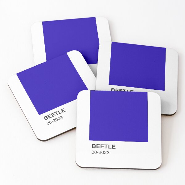 Item preview, Beetle Movie Comic Blue Colour Swatch - Full Width designed and sold by The Colourful Game.
