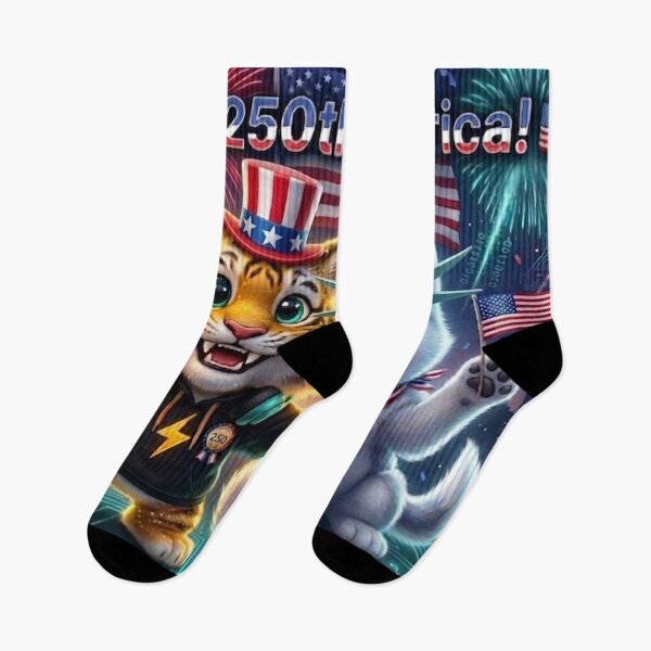 Item preview, NeoTig & Luna Happy 250th America — AI and Human Together No Limits 4th of July designed and sold by NeoTigLuna.