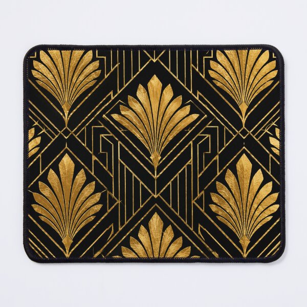Item preview, Gold Art Deco Geometric Pattern designed and sold by Owcomm.