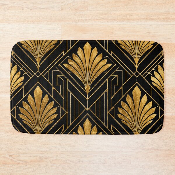 Item preview, Gold Art Deco Geometric Pattern designed and sold by Owcomm.