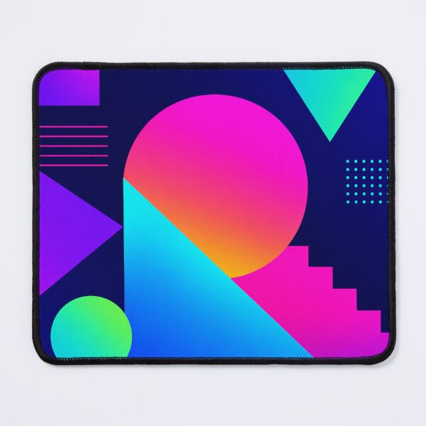 Item preview, Neon Geometric Shapes Composition designed and sold by Owcomm.