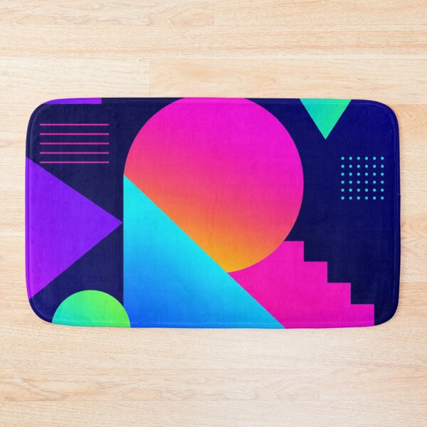 Item preview, Neon Geometric Shapes Composition designed and sold by Owcomm.