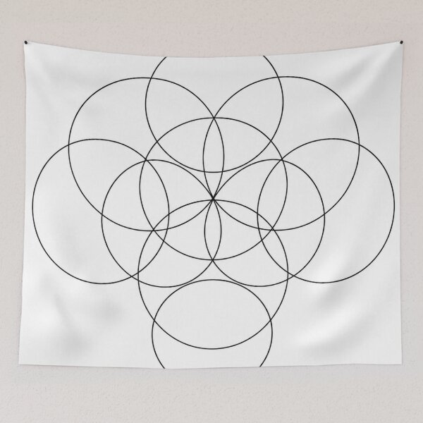 Item preview, Geometric Intersecting Circles Pattern designed and sold by Owcomm.