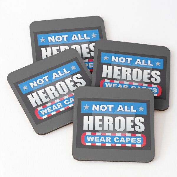 Item preview, Not All Heroes Wear Capes designed and sold by DalePrestonArt.