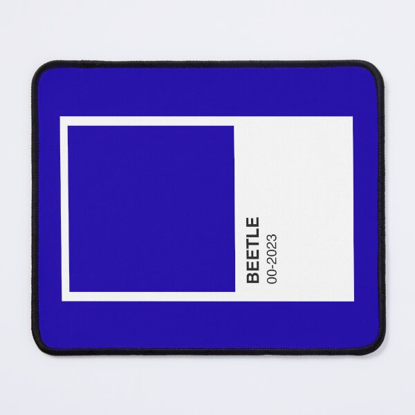 Item preview, Beetle Movie Comic Blue Colour Swatch - Blue Border designed and sold by The Colourful Game.