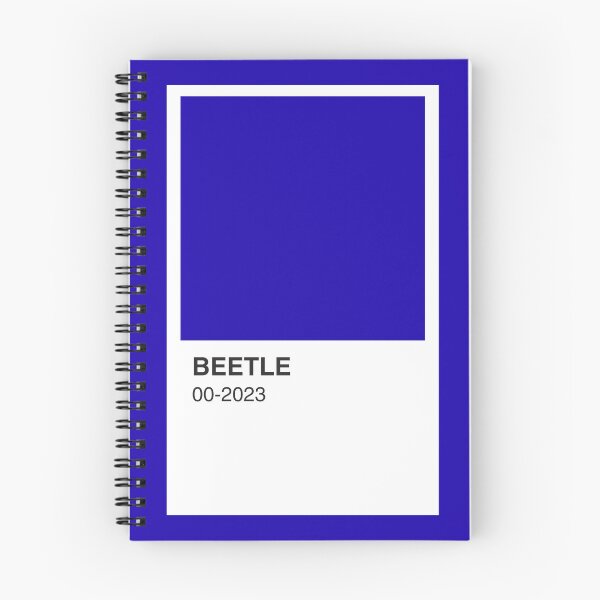 Item preview, Beetle Movie Comic Blue Colour Swatch - Blue Border designed and sold by The Colourful Game.