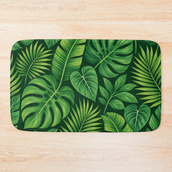 Item preview, Tropical Jungle Leaves Pattern designed and sold by Owcomm.