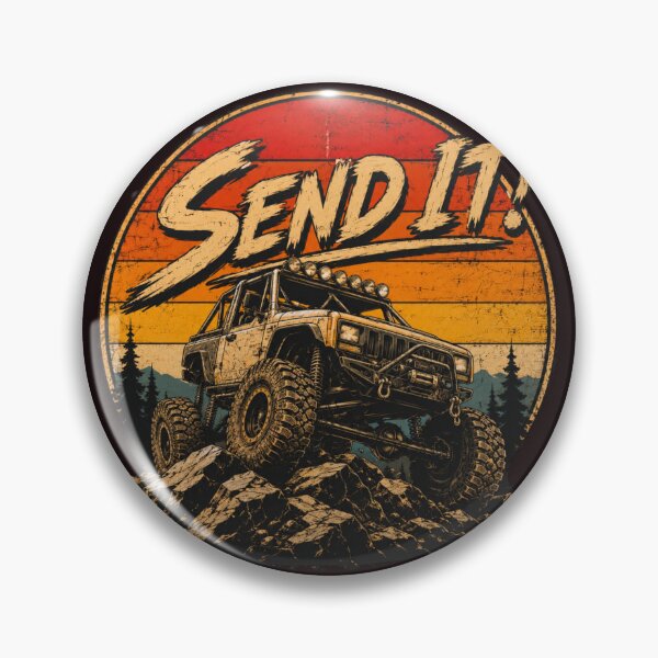 Item preview, Rock Crawler Off Road Truck Style T-Shirt Vintage Sunset SUV Graphic  designed and sold by BlueLineLAX.