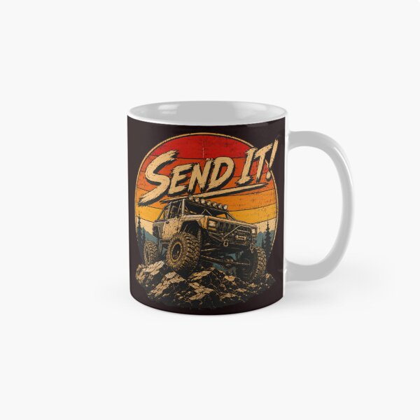 Item preview, Rock Crawler Off Road Truck Style T-Shirt Vintage Sunset SUV Graphic  designed and sold by BlueLineLAX.
