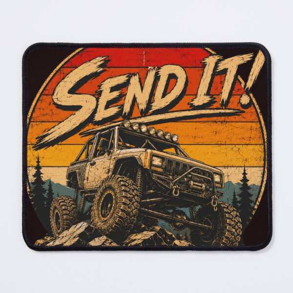 Item preview, Rock Crawler Off Road Truck Style T-Shirt Vintage Sunset SUV Graphic  designed and sold by BlueLineLAX.