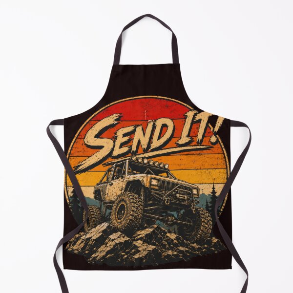 Item preview, Rock Crawler Off Road Truck Style T-Shirt Vintage Sunset SUV Graphic designed and sold by BlueLineLAX.