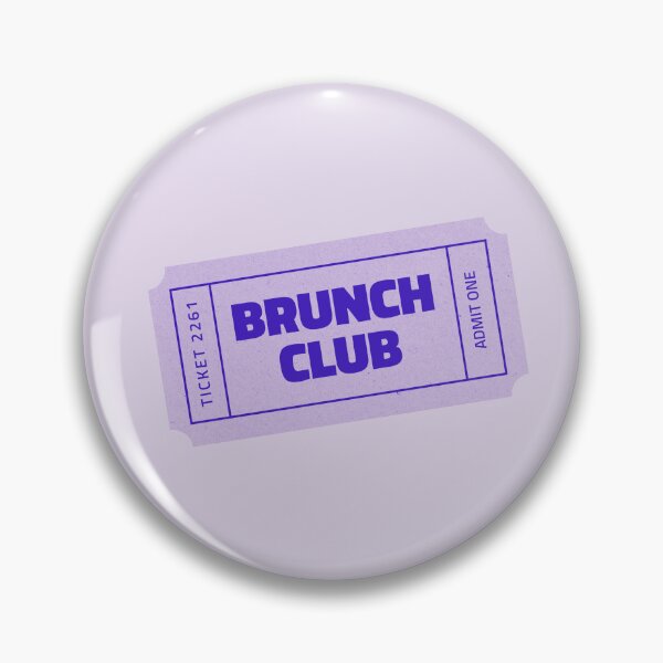 Item preview, Brunch Club Ticket - Food Lover  designed and sold by Hello Bee Bee.