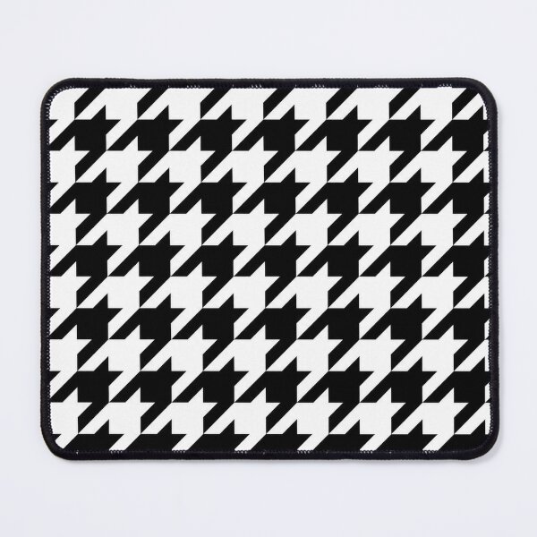 Item preview, Classic Black and White Houndstooth Pattern designed and sold by Owcomm.