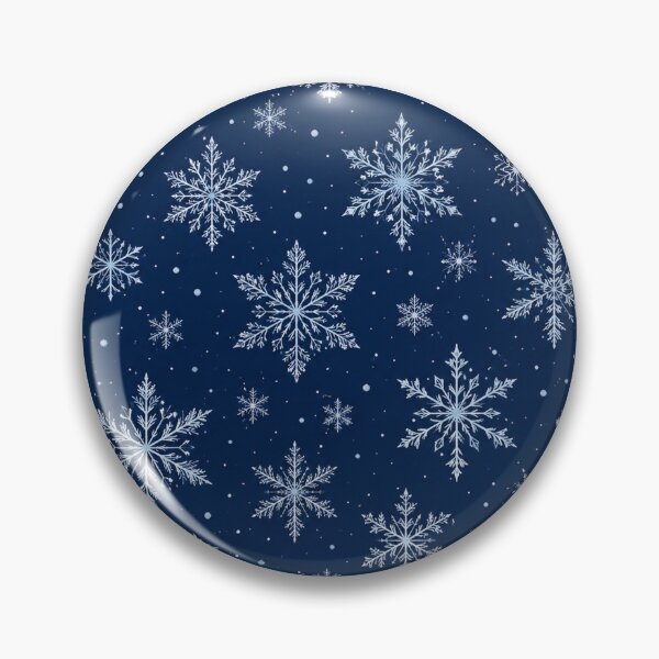 Item preview, Winter Snowflake Blue Pattern designed and sold by Owcomm.