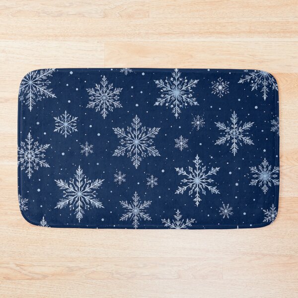 Item preview, Winter Snowflake Blue Pattern designed and sold by Owcomm.
