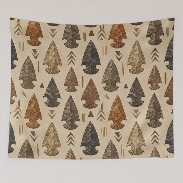 Item preview, Stone Arrowhead Pattern designed and sold by Owcomm.