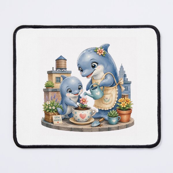 Item preview, Grow Kindness Dolphin Garden Design designed and sold by Passionread.