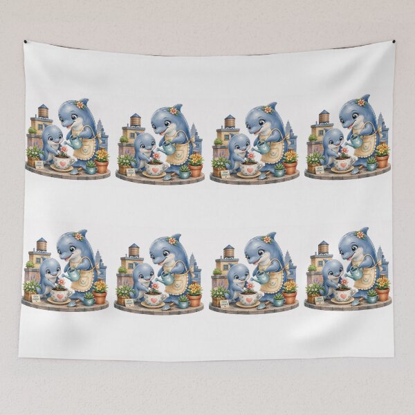 Item preview, Grow Kindness Dolphin Garden Design designed and sold by Passionread.