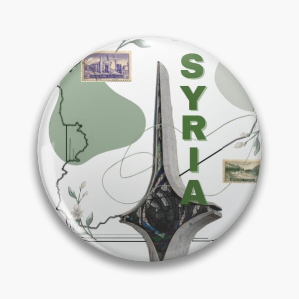 Item preview, “Syria – The Land of Jasmine” | Artistic Collage Design designed and sold by LunaArtology.