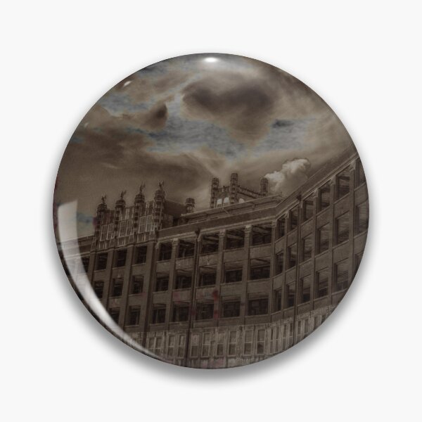 Item preview, Waverly Hills Sanatorium Dark Grungy Clouds designed and sold by GhostlyWorld.