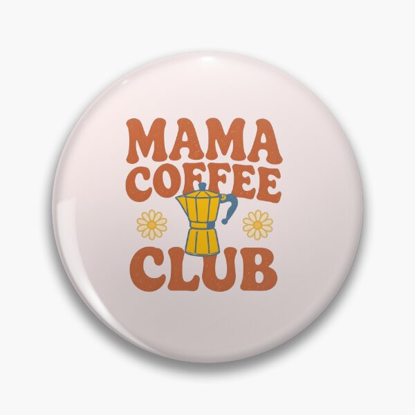 Item preview, Mama Coffee Club Retro Groovy Style Design designed and sold by LuloCreative.