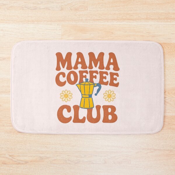Item preview, Mama Coffee Club Retro Groovy Style Design designed and sold by LuloCreative.