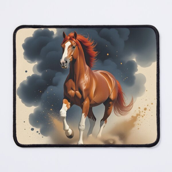 Item preview, Four White Socks - Elegant Irish Draught Flashy Chrome Art designed and sold by LisaMise.