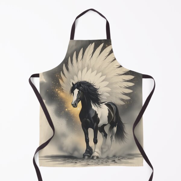 Item preview, The Traditional Cob - Fine Art Gypsy Vanner Feather Illustration designed and sold by LisaMise.