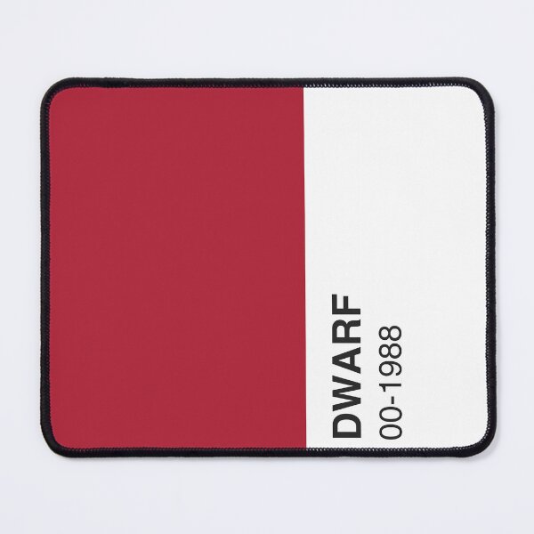 Item preview, Dwarf TV Show Red Colour Swatch - Full Width designed and sold by The Colourful Game.