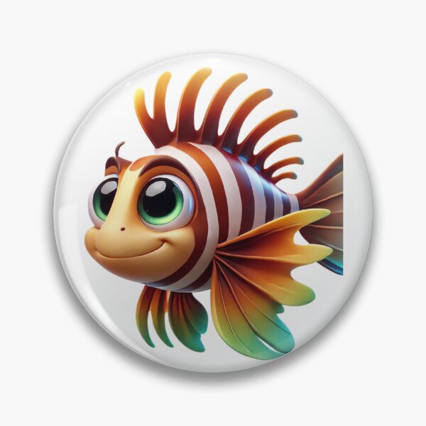 Item preview, Adorable Lionfish designed and sold by Sillytoe.
