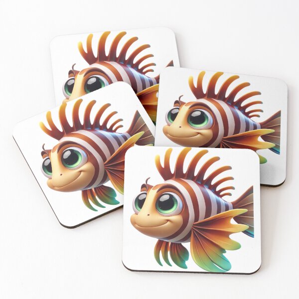 Item preview, Adorable Lionfish designed and sold by Sillytoe.