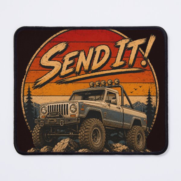 Item preview, Rock Crawler Off Road Truck Style T-Shirt Vintage Sunset SUV Graphic designed and sold by BlueLineLAX.