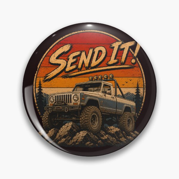 Item preview, Rock Crawler Off Road Truck Style T-Shirt Vintage Sunset SUV Graphic  designed and sold by BlueLineLAX.