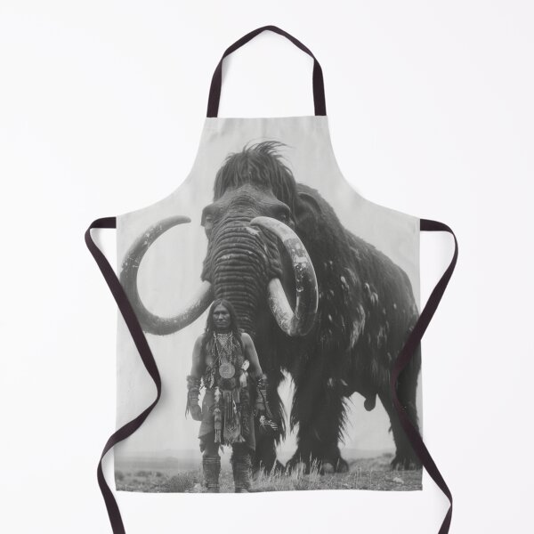 Item preview, Woolly Mammoth Warrior Vintage Mythic Art designed and sold by GSizzle1.