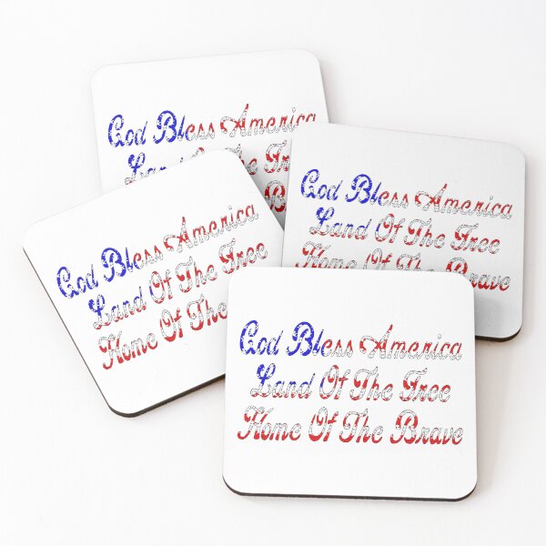 Item preview, God Bless America (Cursive): Puzzle People  designed and sold by SarahJosArt.