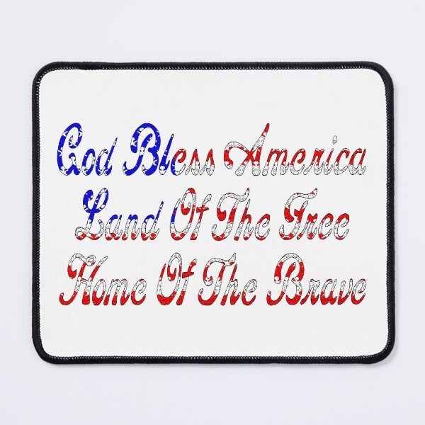Item preview, God Bless America (Cursive): Puzzle People designed and sold by SarahJosArt.