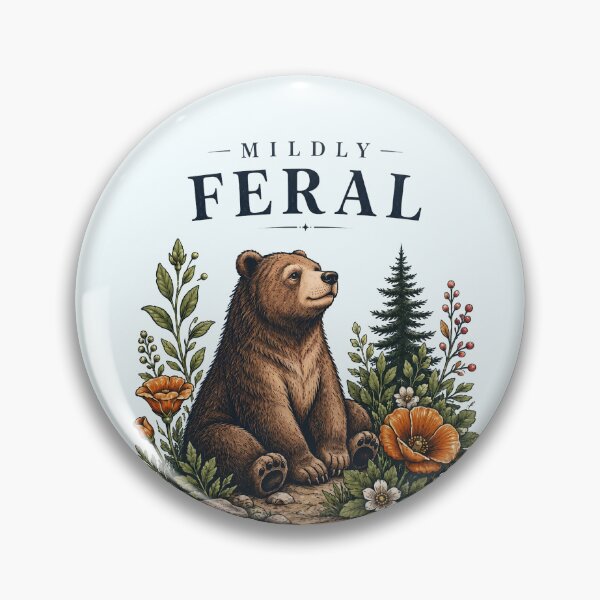 Item preview, Mildly Feral Woodland Bear designed and sold by olosra.
