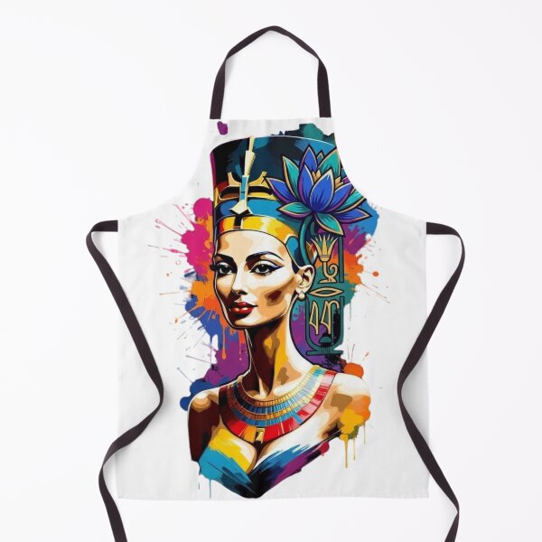 Item preview, Neon Nefertiti Queen of Ancient Egypt Colorful Pop Art Design designed and sold by Queen Cleopatra.
