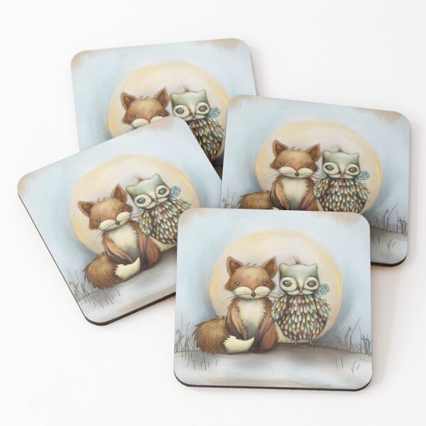 Item preview, Whimsical Fox and Owl Woodland Friends designed and sold by Karin Taylor.