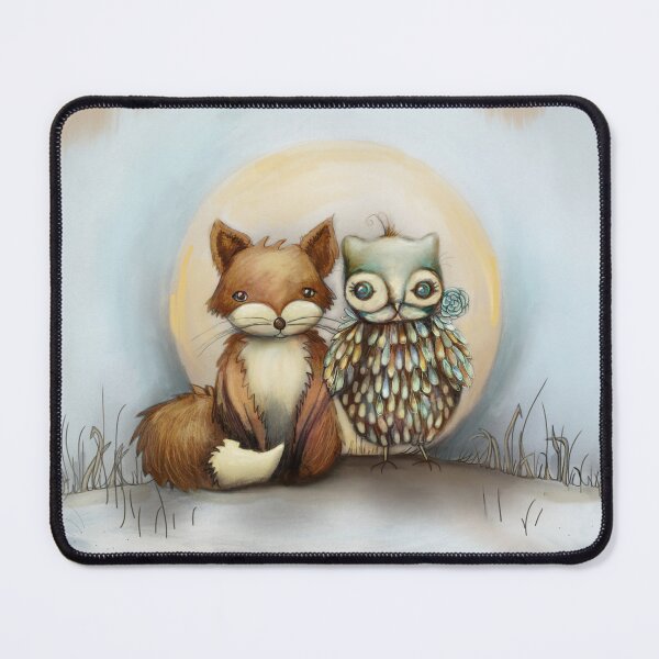 Item preview, Whimsical Fox and Owl Woodland Friends designed and sold by Karin Taylor.
