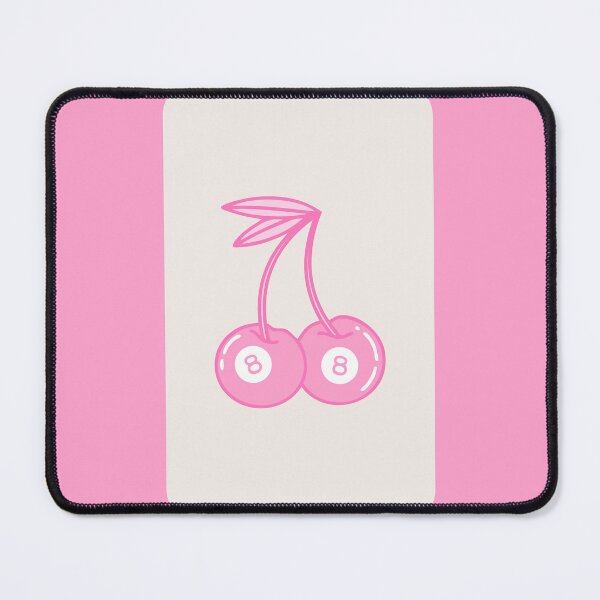 Item preview, Retro Pink 8 Ball Cherries Artwork, Lucky You Vibes, Casino Playing Cards Aesthetic designed and sold by SpringTeaDesigns.