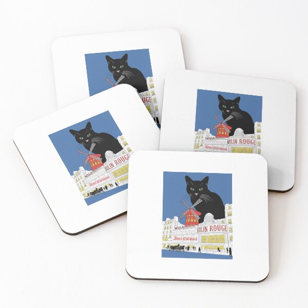 Item preview, Le Chat Noir on Moulin Rouge  designed and sold by Almagaldinni73.