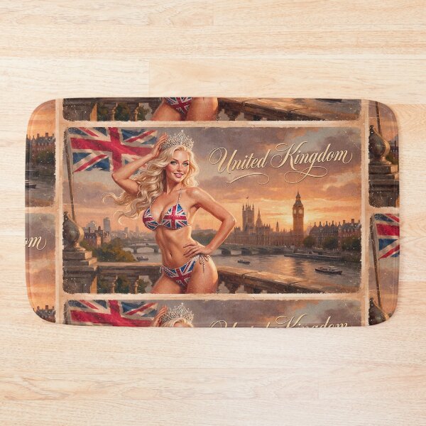 Item preview, United Kingdom Pinup Union Jack Bikini designed and sold by HappyOops.
