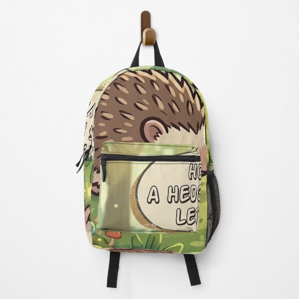 Item preview, "Hooray! A Hedgehog Pal!" Whimsical Forest Friends Art designed and sold by AirCrayons27.