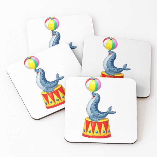 Item preview, Cute Circus - Fun Colorful Cartoon Animal Design designed and sold by Minimal Aura.