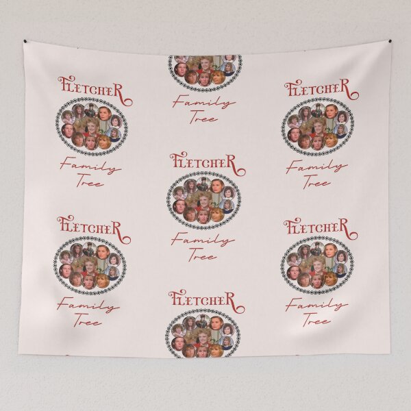 Item preview, Fletcher Family Tree (on Off-White) designed and sold by PawsitiveMum3.