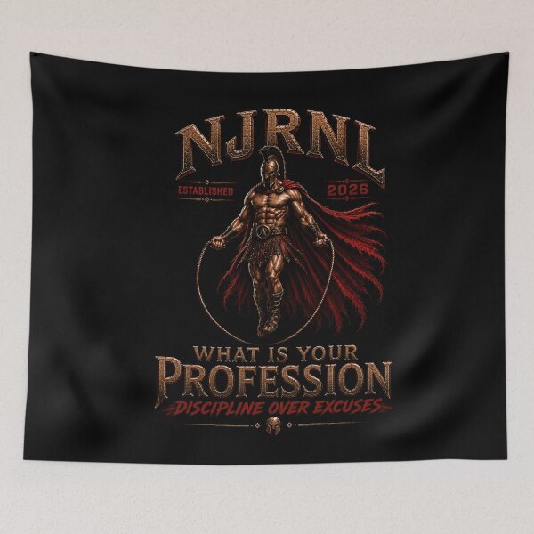 Item preview, NJRNL Spartan Warrior | Discipline Over Excuses designed and sold by NJRNL Apparel .